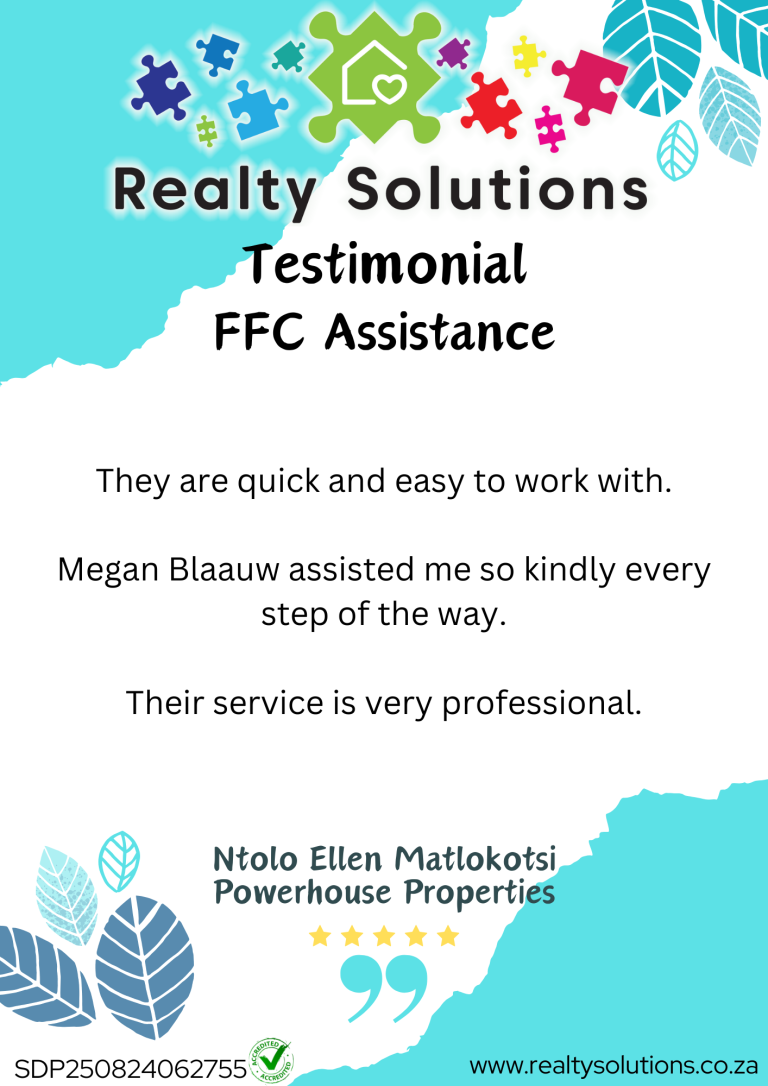 Ntolo Ellen Matlokotsi - Powerhouse Properties - FFC Testimonial