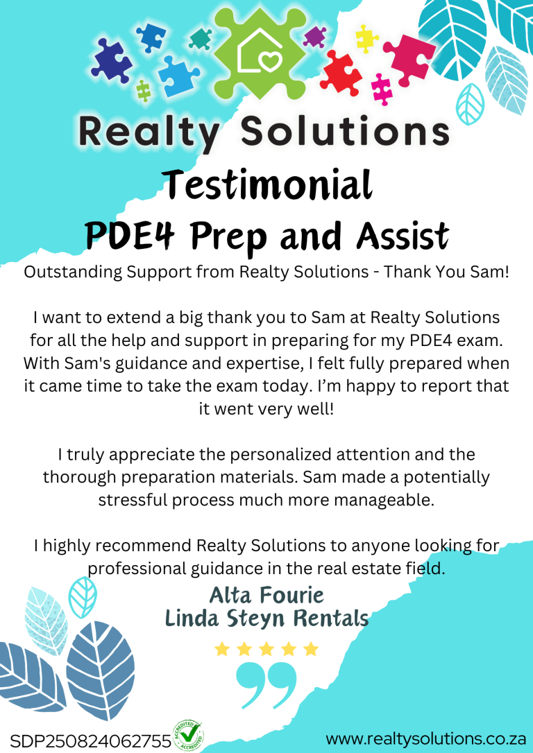 Alta Fourie Testiomonial PDE4 Prep and Assist