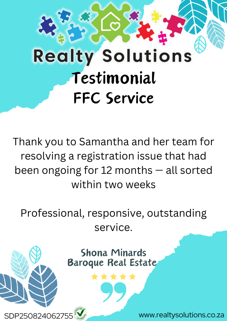 Shona Minards - FFC Services Testimonial